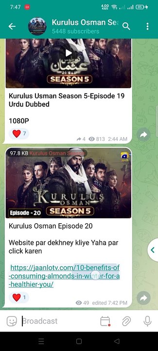 Kurulus Osman Season 5 Episode 21 Urdu Dubbed