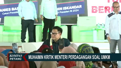 Kritisi Zulhas, Muhaimin: Mendag Tak Pernah Duduk Bareng Pelaku UMKM