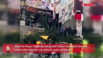 Rize ve Kastamonu'da fırtına etkili oldu! Ağaçlar devrildi, çatılar uçtu