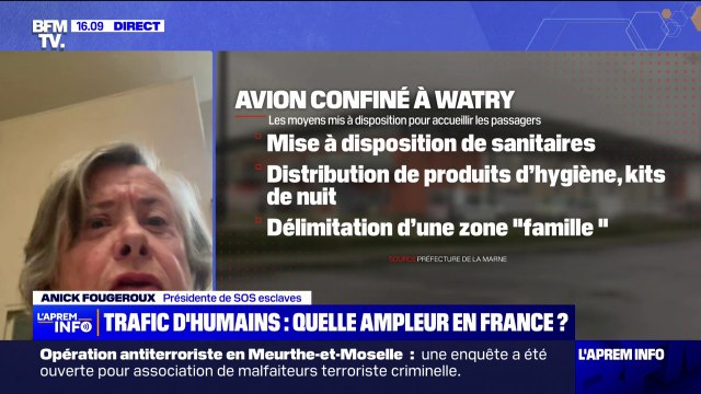 Soupçons de trafic d'êtres humains: Depuis 15 ans, on n'a jamais eu à traiter ce problème-là , affirme Anick (SOS Esclaves)