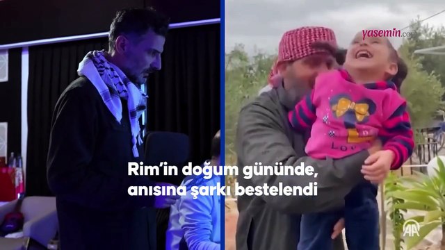 Filistinli Rim'in doğum günü anısına şarkı bestelendi! Mehmet Ali Aslan öyküsünü anlattı