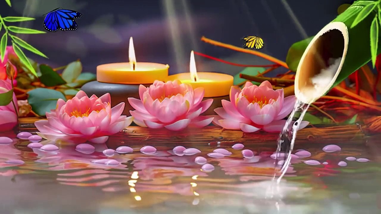 Relaxing Piano music & sound water #shorts #music