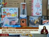 Gobernación de Aragua distribuyó juguetes a los niños como parte de las Navidades Felices 2023