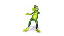 The "Dancing Frog" Latest steps & moves!   #animals