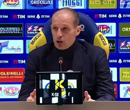 Intervista Max Allegri post Frosinone Juventus 1-2 17ª SerieA
