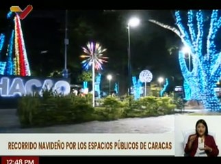 Familias caraqueñas disfrutan de la tranquilidad y el colorido de la navidad citadina