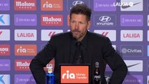 La pregunta que dejó a Simeone totalmente descolocado: le dio la risa floja...