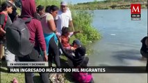 Más de 100 mil migrantes llegaron a México durante noviembre-diciembre
