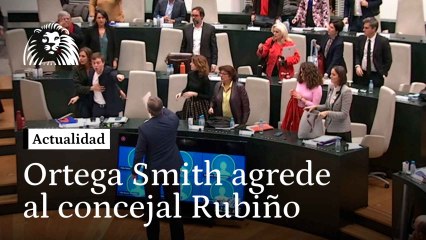 Ortega Smith agrede al concejal de Más Madrid Eduardo Rubiño