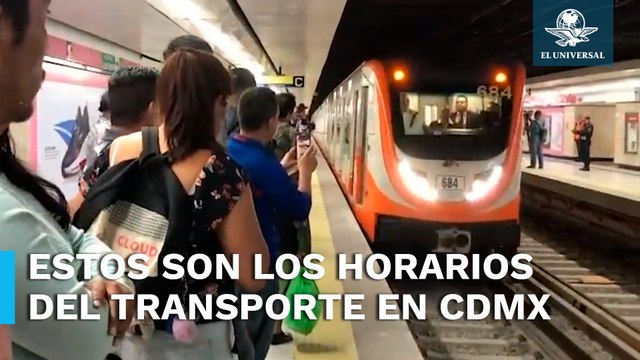 Conoce horarios del Metro, Metrobús y otros transportes para 24 y 31 de diciembre