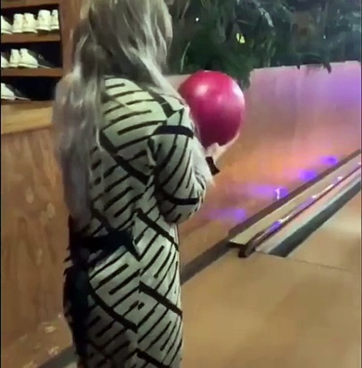 The ball doesn't want to leave her