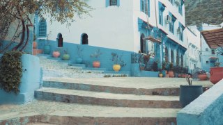 The beauty of the alleys of CHEFCHAOUEN Morocco with authentic Arabic music