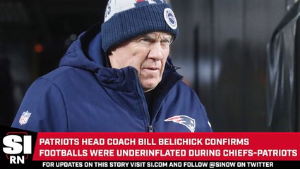 Télécharger la video: Bill Belichick Validates Claims That Footballs Were Underinflated During Chiefs-Patriots