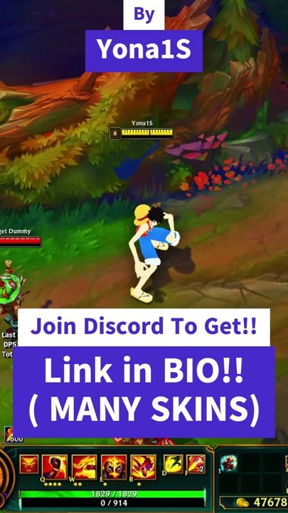 Yona1S - One Piece Strawhat Luffy - Sett in League Of Legends! #yona1s #luffy #onepiece