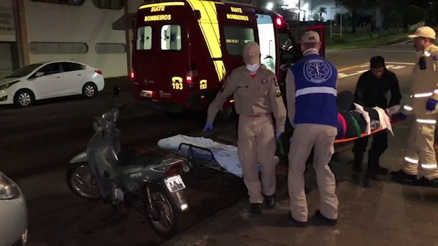 Equipe do Siate é acionada para atender ocorrência de queda de pessoa na Rua Osvaldo Cruz