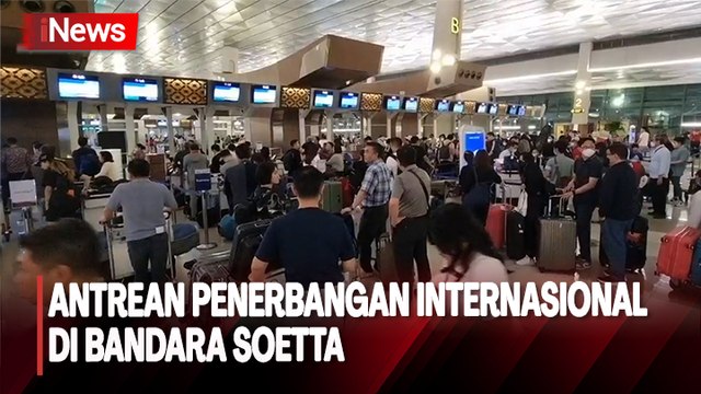 Jelang Natal, Ratusan Penumpang Penerbangan Internasional Padati Bandara Soetta