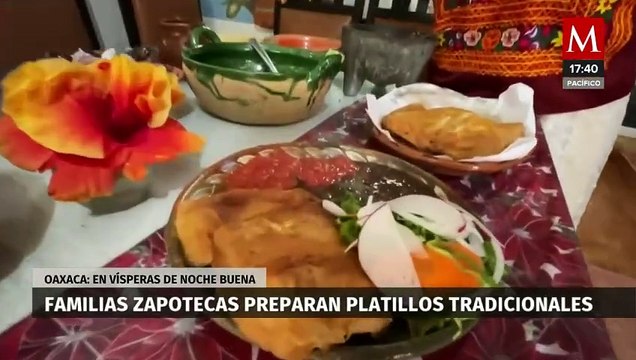 Familias zapotecas realizan tradicionales platillos navideños en Juchitán, Oaxaca