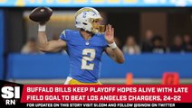 Bills Rally Past Chargers, Gain Ground in AFC Playoff Race With 24-22 Win