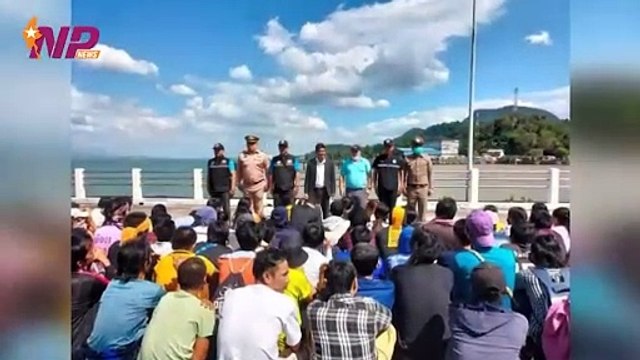 Thai authorities repatriate 91 confined Myanmar nationals who were arrested for various reasons