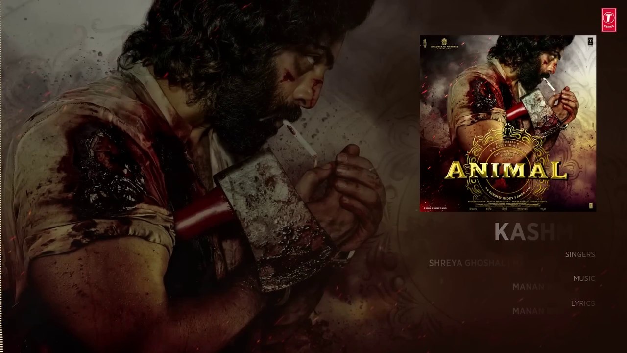 ANIMAL:KASHMIR(Audio)|Ranbir Kapoor,Rashmika,Anil K,Bobby D|Sandeep V|Shreya G,Manan B|Bhushan K