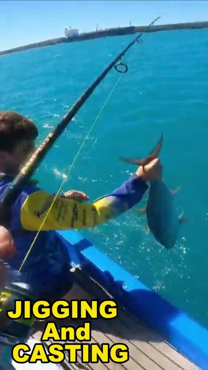 JIGGING And CASTING Tropical Island Waters With BIG FISH #fishing