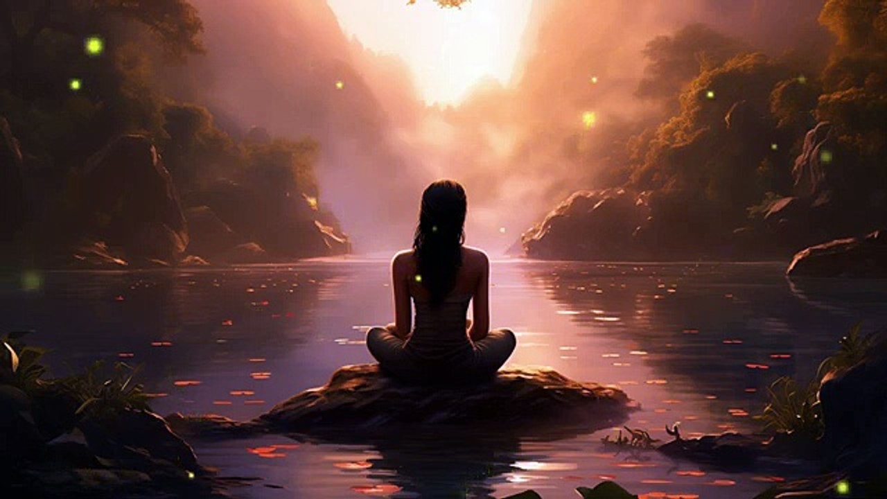Meditative Bliss Drift into Calm with Lo fi Serenity