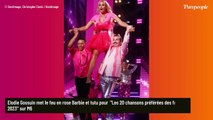 PHOTOS : Elodie Gossuin en tutu rose, jambes sublimes, révèlent les 20 Chansons préférées des Français !