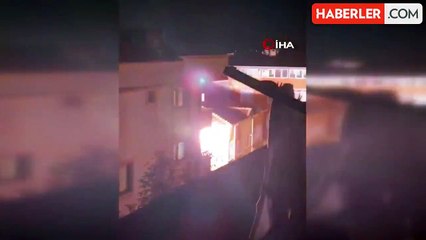 Eyüpsultan'da Elektrik Telllerinden Kıvılcım Çıktı