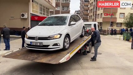 Rize'de Fırtına Sonucu Çatı Parçaları Çevreye Zarar Verdi