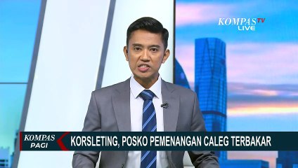 Korsleting, Posko Pemenangan Caleg di Sunter Jakarta Ludes Terbakar!