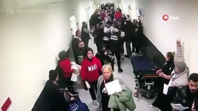 Okmeydanı Şehir Hastanesinde doktora yumruklu saldırı.