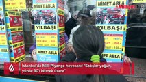 İstanbul'da Milli Piyango heyecanı: 'Satışlar yoğun, yüzde 90'ı bitmek üzere'