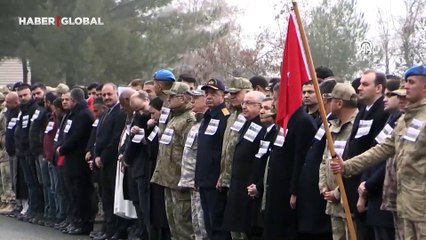 Pençe-Kilit Harekatı bölgesinde şehit olan 6 asker için Şırnak'ta tören yapıldı