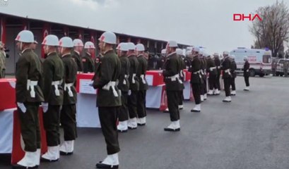 Pençe-Kilit şehitleri, Şırnak'taki törenin ardından memleketlerine uğurlandı