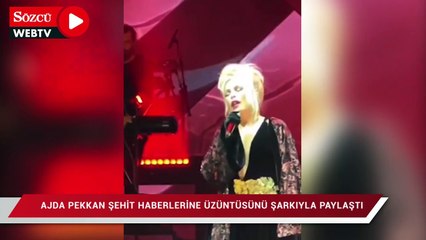Ajda Pekkan acı haberi sahnede aldı