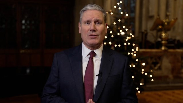 Keir Starmer delivers Christmas message of ‘peace and love’ from Labour party