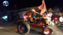 Tractor videos at rally in pilgrimage// Indian tractor at rural village// decorative tractor