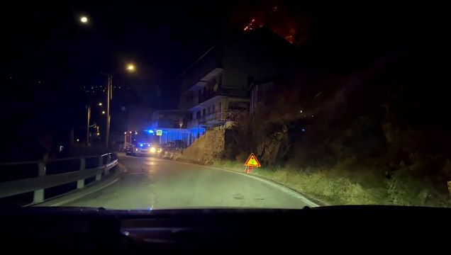 Incendio nelle Valli di Lanzo