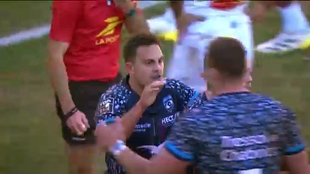 TOP 14 - Essai de Arthur VINCENT (MHR) - Montpellier Hérault Rugby - Castres Olympique