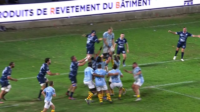 TOP 14 - Essai de Joaquin OVIEDO (USAP) - USA Perpignan - Aviron Bayonnais