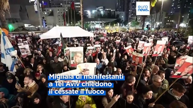 Striscia di Gaza: i familiari degli ostaggi israeliani chiedono il cessate il fuoco