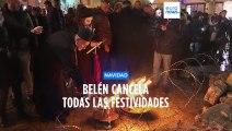 Belén cancela todos los festejos e inaugura 'La Natividad bajo los escombros'