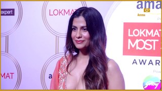 Shreya Dhanwanthary Raises The Temprature In Deep Neck Arrive At Lokmat Most Stylish Awards 2023