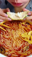 Delicious spicy and sour snail vermicelli