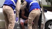 Homem quebra o braço em acidente no Bairro Cancelli, em Cascavel