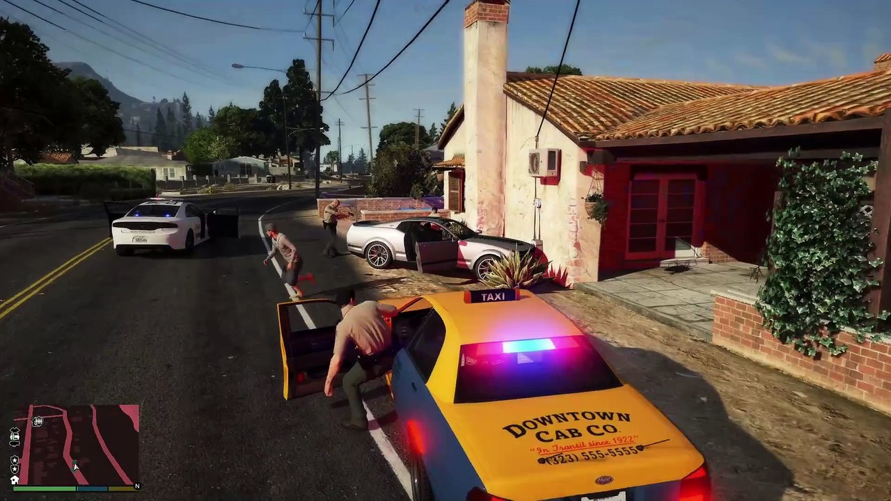 GTA 5 LSPDFR | Christmas Tree Undercover Taxi