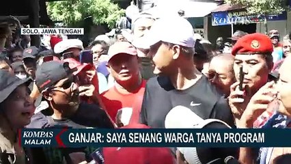 Beginilah Wajah Bahagia Ganjar Ketika Warga Tanya Program yang Diusungnya