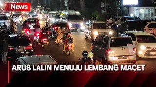 Libur Nataru, Ruas Jalan Kota Bandung Menuju Lembang Macet Panjang
