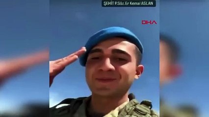 Hayatını kaybeden askerin videosu ortaya çıktı: Şehit olursam bu videom sizde kalsın