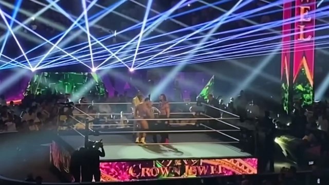 LA Knight vs Roman Reigns Full Match - WWE Crown Jewel 11/4/2023